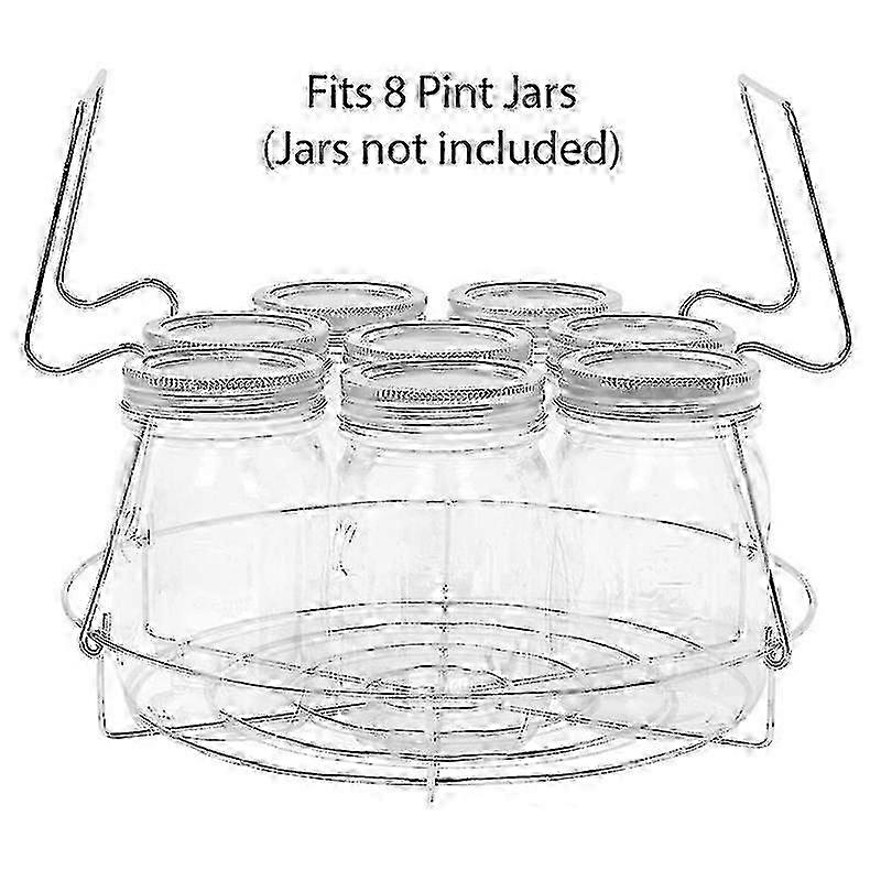 Steamer Canning Jar Rack, Compatible with Water Bath & Pressure Canning