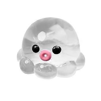 1/3 Stück durchsichtiges Oktopus-Quetschspielzeug, Stressabbau, Mini-Oktopus-Sensorikspielzeug, Angstlinderung, Meerestier-Handentspannungswerkzeug