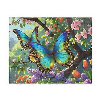 Vibrant Butterflies Jigsaw Puzzle, Fun Family Activities, Unique Puzzles FBL-102