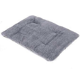 Alfombrilla para gatos autocalentable XL Suave felpa para perros antideslizante Gris/Caqui