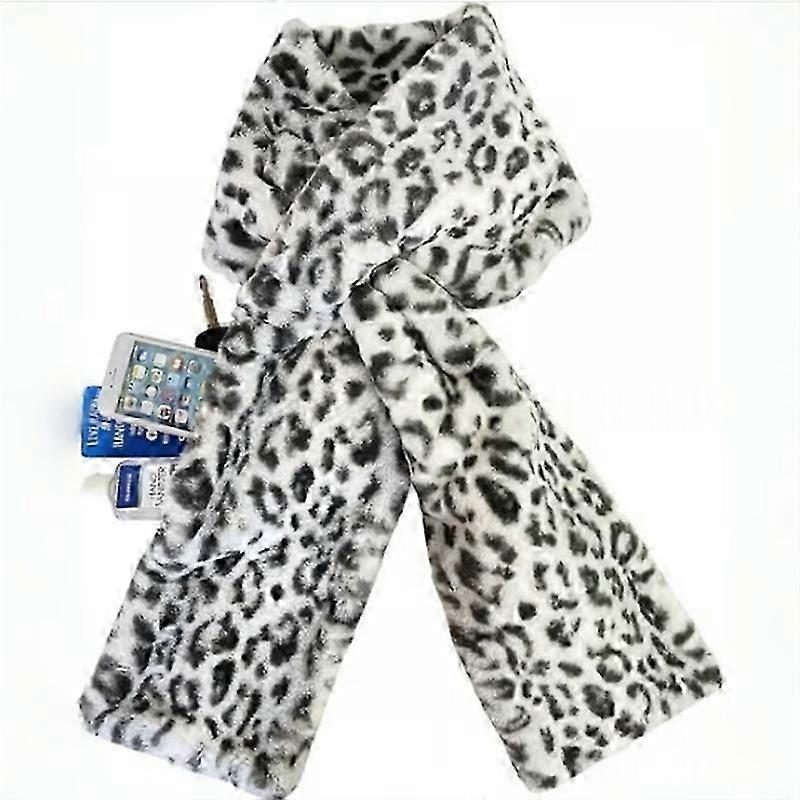 Scarf with Hidden Zipper Pocket