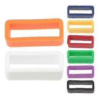 Silicon Watchband Ring Buckle for Anti-Fall Use 8Pcs Assorted