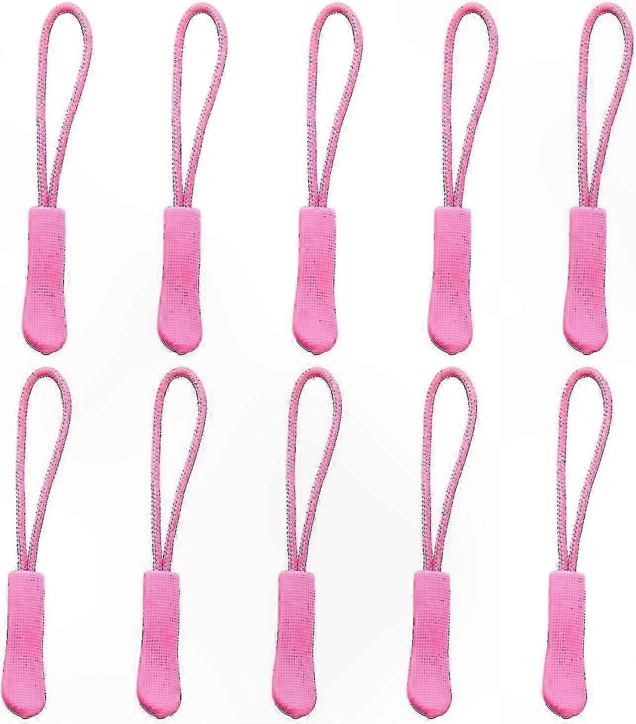 Extend & Replace Damaged Zipper Pulls 10 Pcs Orange Replacement Zipper Pull Cord Extenders