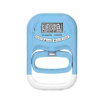 Dinamometro professionale per la presa manuale - Tester di forza ricaricabile tramite USB 0-180 kg Blu