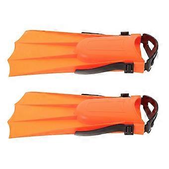 Adjustable Kids Swim Flippers Toddler Diving Silicone Fins compatible with Children Practicing Swimming Lessons Playtime