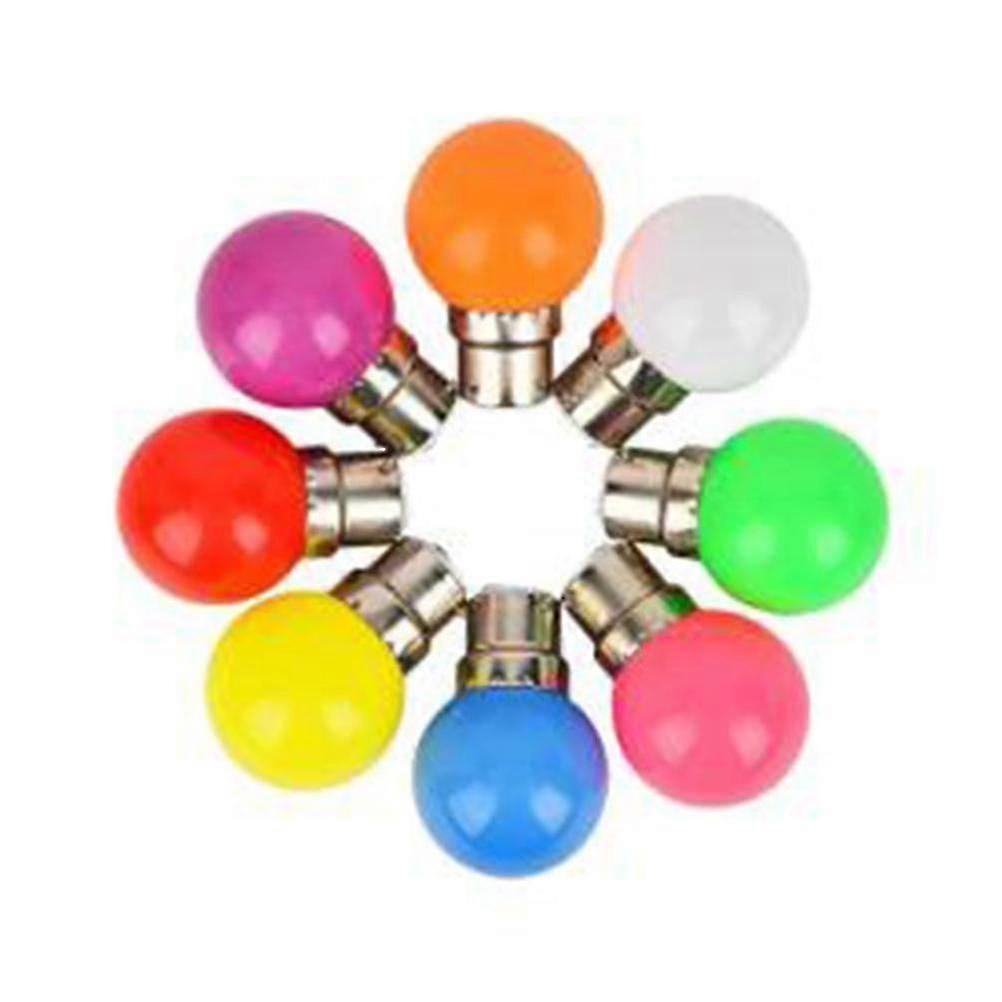 Multicolor B22 LED Bulbs 20 Pack