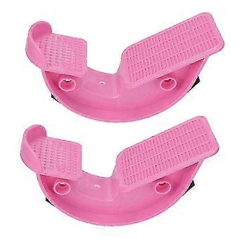 @26-272pcs Slant Board Calf Stretcher Ankle Foot Incline Board for Stretching Tight Calves Plantar Fasciitis Pink