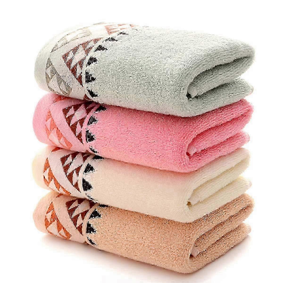 Cotton Hand Towel Set 4 Pack