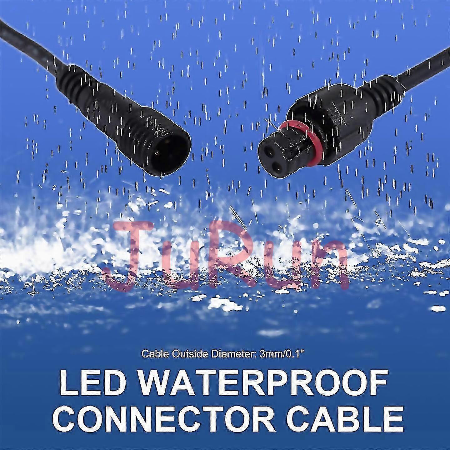 2-Pin Waterproof LED Connector Cable