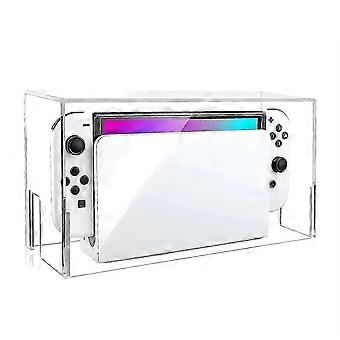 Coperchio trasparente antipolvere per display compatibile con dock Switch/OLED (solo coperchio), custodia protettiva trasparente impermeabile e antipolvere