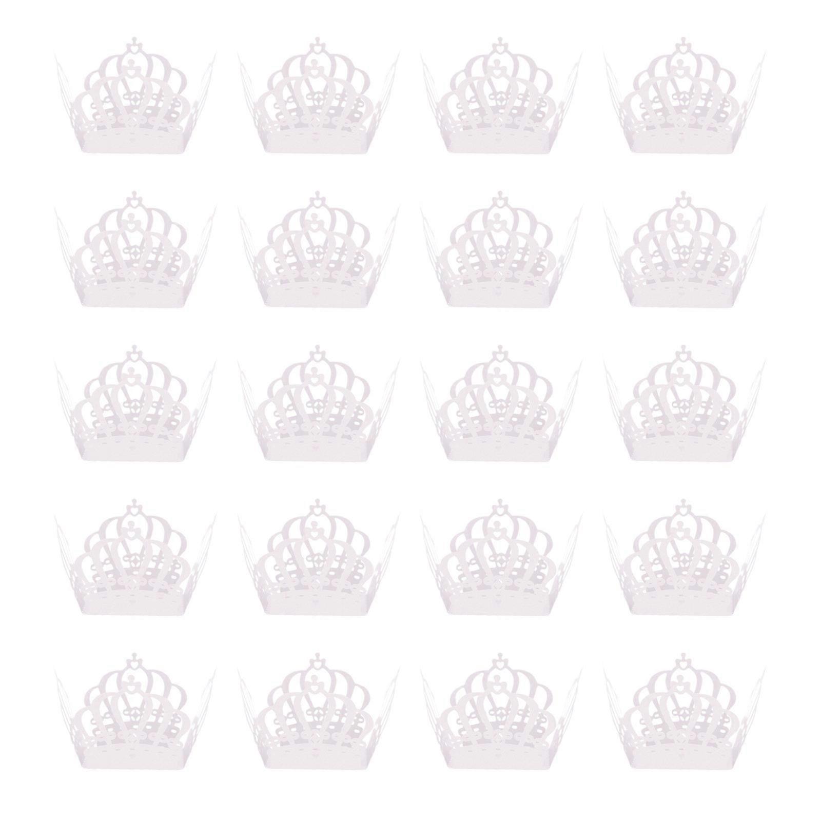 Chocolate Paper Tray Crown Shape compatible with Candy Packaging 100Pcs