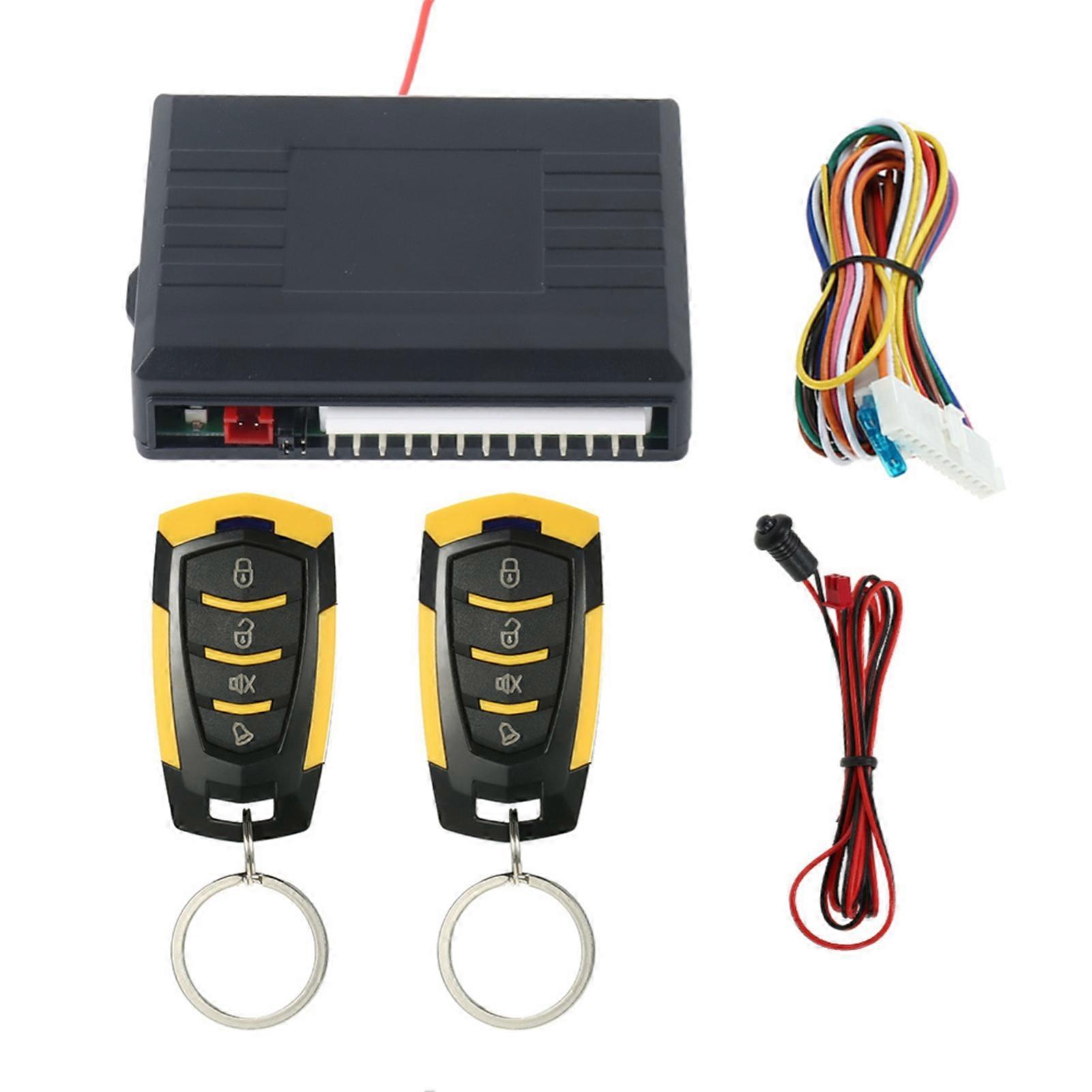 Car Central Lock Car Central Power Door Lock with LED Central Locking Remote Control Kit
