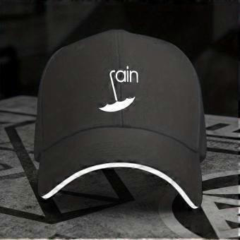 New A Versatile Sandwich Baseball Cap Related to 'Rain', Featuring a Lightweight Printed Design for Women, a Trendy 'Umbrella' H