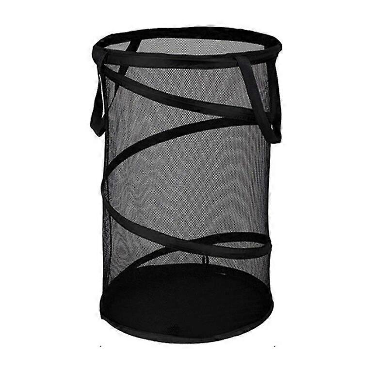 Breathable Folding Cylindrical Hamper