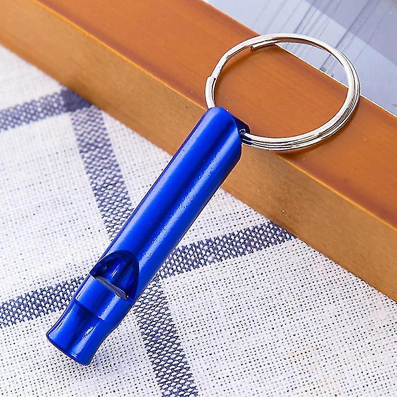 Outdoor Metal Multifunction Whistle Pendant With Keychain