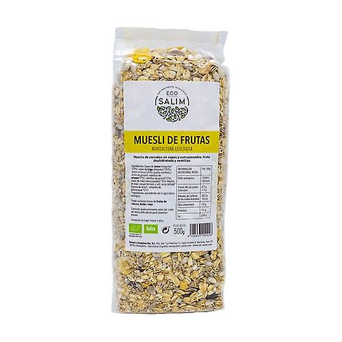 Organic fruit muesli 500 g (Wheat - Oats)