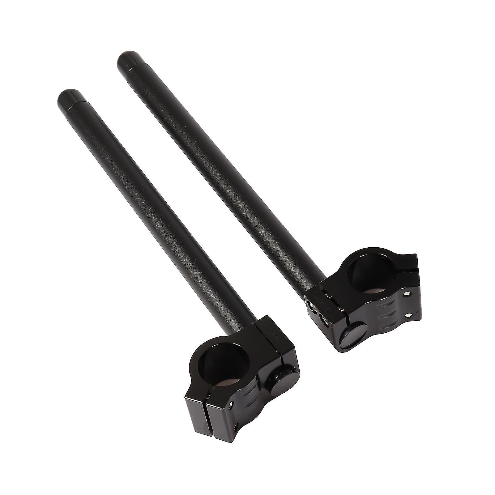 2pcs Fork Handlebar Durable Anti-rust Aluminum Alloy Cnc Motorcycle Handlebar For Motorcycle