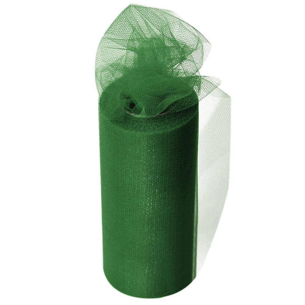 ZHOUBA 22m Elastic Tulle Mesh Table Skirt Tablecloth DIY Craft Wedding Party Decor