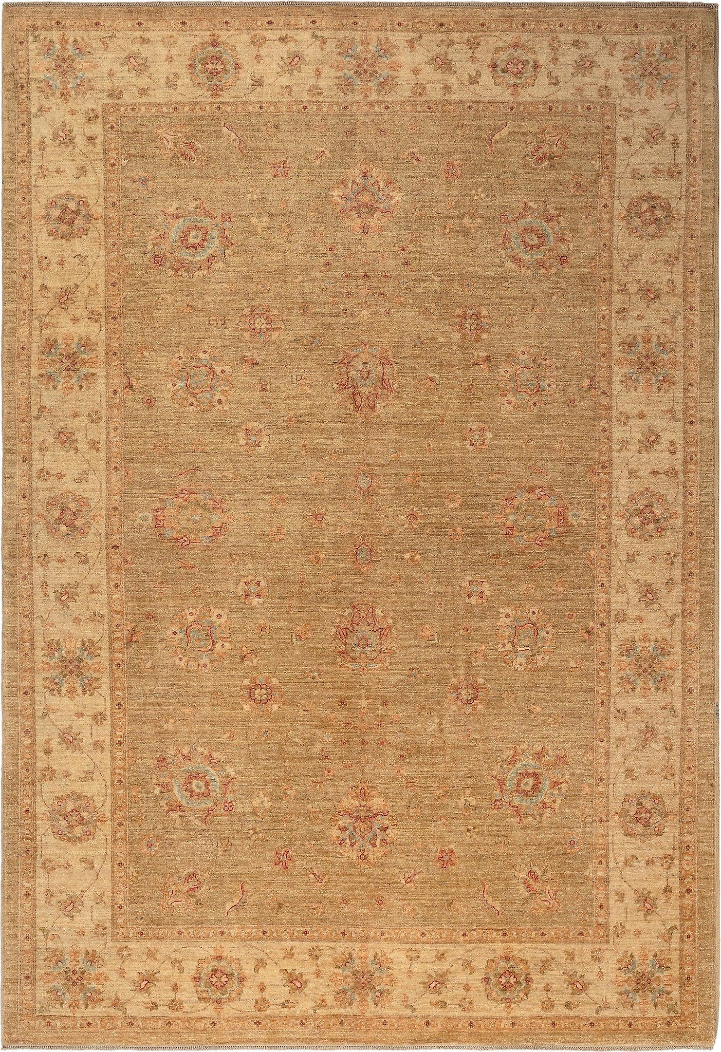 Hadorn Ziegler 204x298 with Beige Hand Made Afghanistan Rug