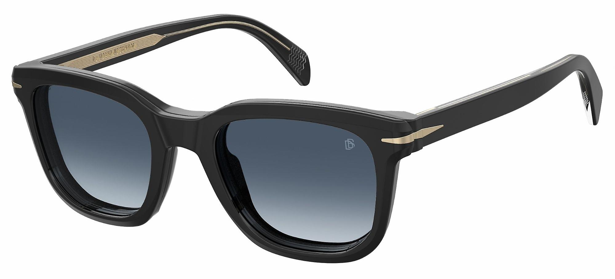 Sunglasses David Beckham DB 7043/CS BLACK GOLD/BLUE SHADED CLIP-ON 50/21/145 Man