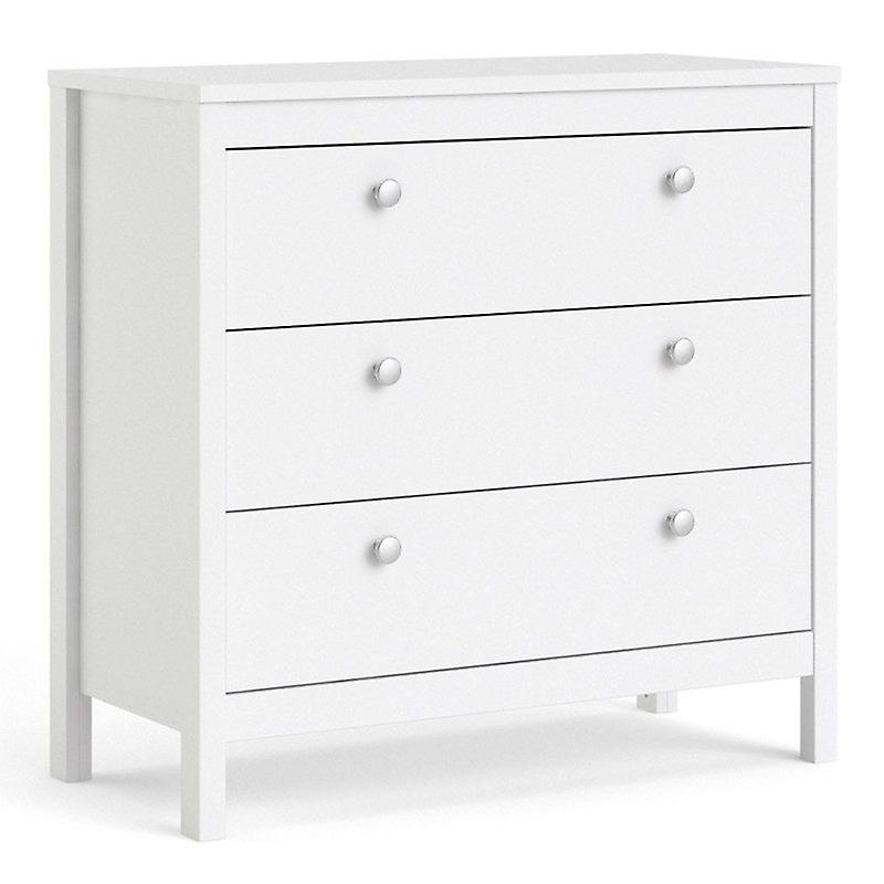 Tarid Chest 3 Drawers In White