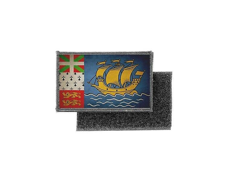 Patch ecusson prints vintage badge flag st. stone and miquelon