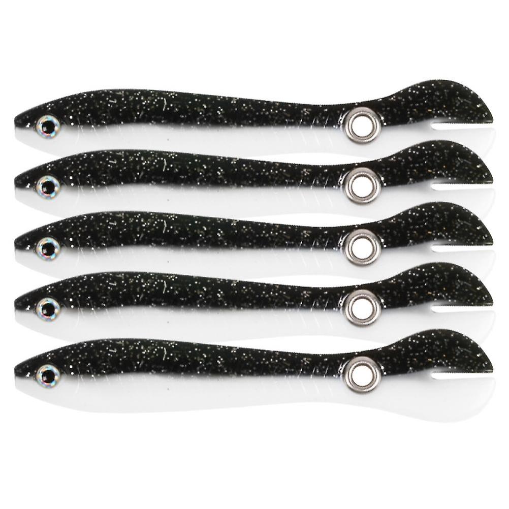 5 Stück 10cm 6g weiche Angelköder Bionic Loach weicher Köder weicher Paddelschwanz Angeln Swimbaits Köder für Barschforellen