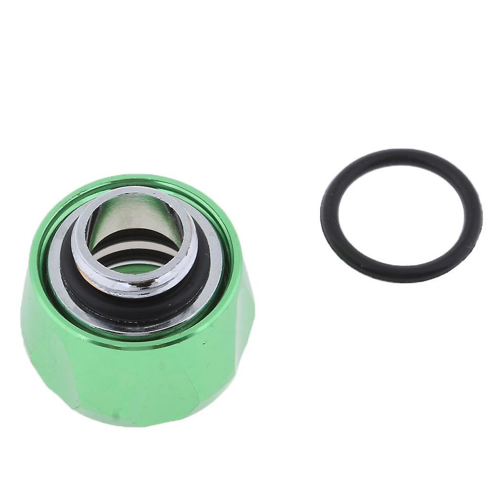 G1/4" Connection Adapter Fitting Connector for ID 10mm OD 14mm Tubes red