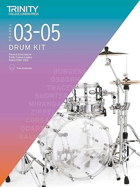 Trinity College London Drum Kit From 2020. Grades 35 by Trinity College London Paperback Book