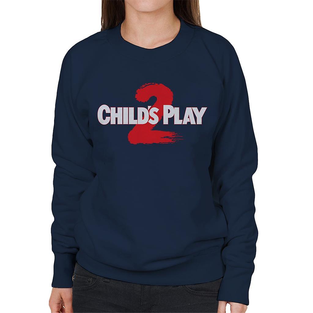 Chucky Childs Play 2 Logo Women's Sweatshirt