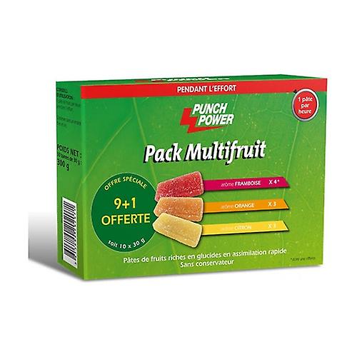 Fruit Pasta - Multifruit Pack 10 units of 30g