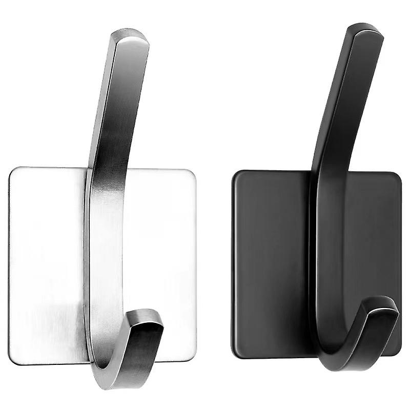 Set of 2 Pieces Wall Adhesive Hook for Kitchen, Bathroom, Office, Kitchen Hook for Hanging Towels, Hats, Keys, Bags
