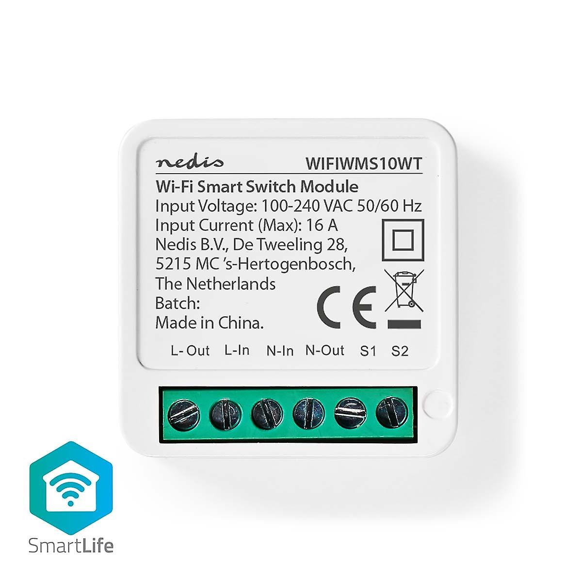 Διακόπτες SmartLife | Wi-Fi | 3680 W | Σύνδεση τερματικού | Εφαρμογή διαθέσιμη για: Android™/IOS