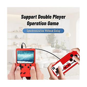400-in-1 Video Game Console Retro Mini Game Plyer 3.0 Inch Color Pocket Tv Game Console Dual Handheld Gamer Player-white