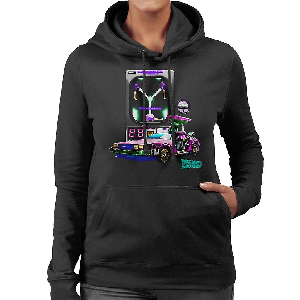 Back to the Future DMC Capacitor Women's Hooded Sweatshirt