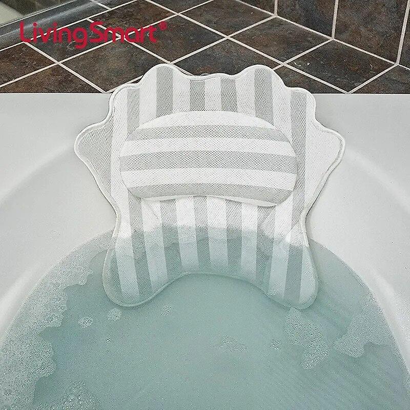 3D Net Starfish Shell Bathing Soaking Head Hine Washable Bathtub Pillow