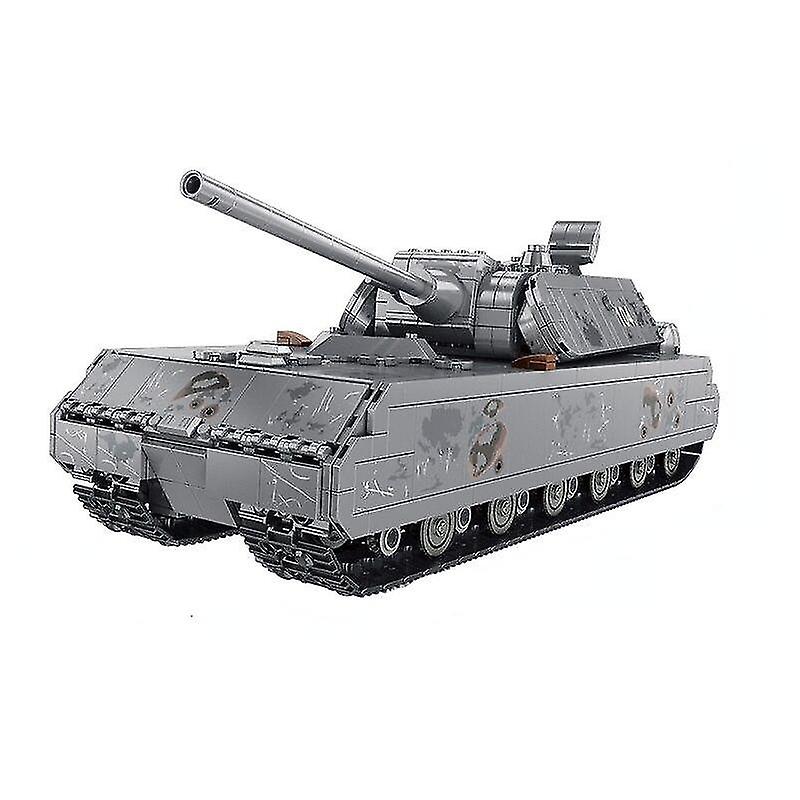 2127Pcs German World War Ii German Panzer Viii Maus With 5 Color Printing Toy|blocks