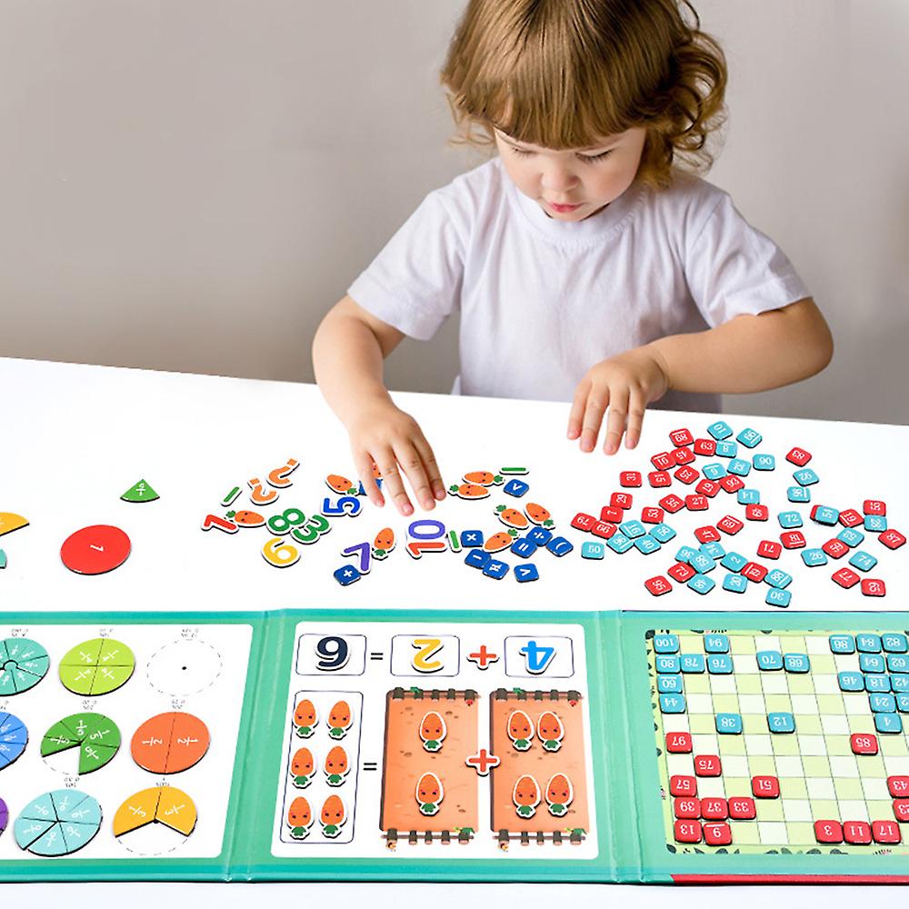 Multi-Color Magnetic Math Learning Toy Durable Logic Graphical Math Toys Gift for Children's Day