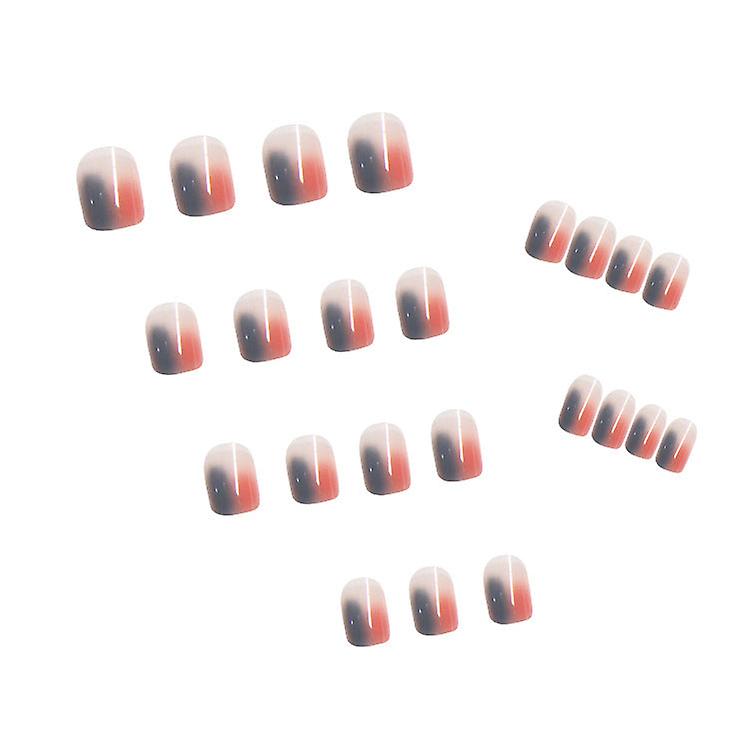 False Nail Tips Fake Artificial Art Diy Finger Cover Removable Finished Two-color Blooming No264