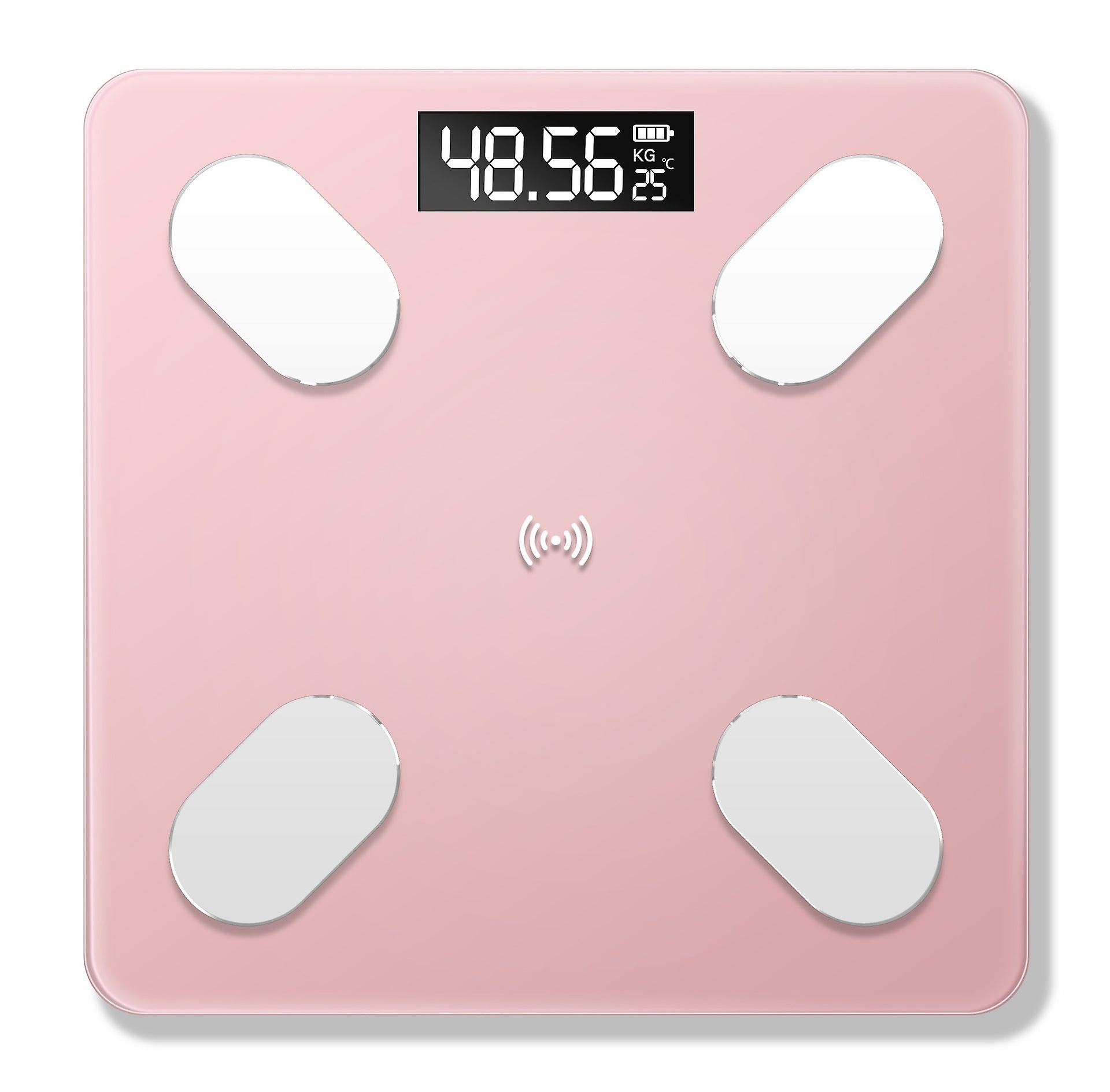 Body Weight Scale Bathroom Round Corner Platform Digital Bluetooth Connection Electronic Home