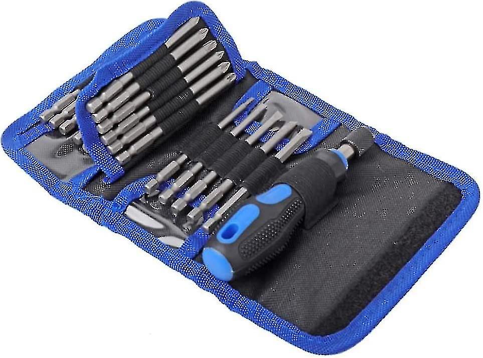 24-Piece Precision Screwdriver Bit Set with Extended Long Bits for Electrical Repair