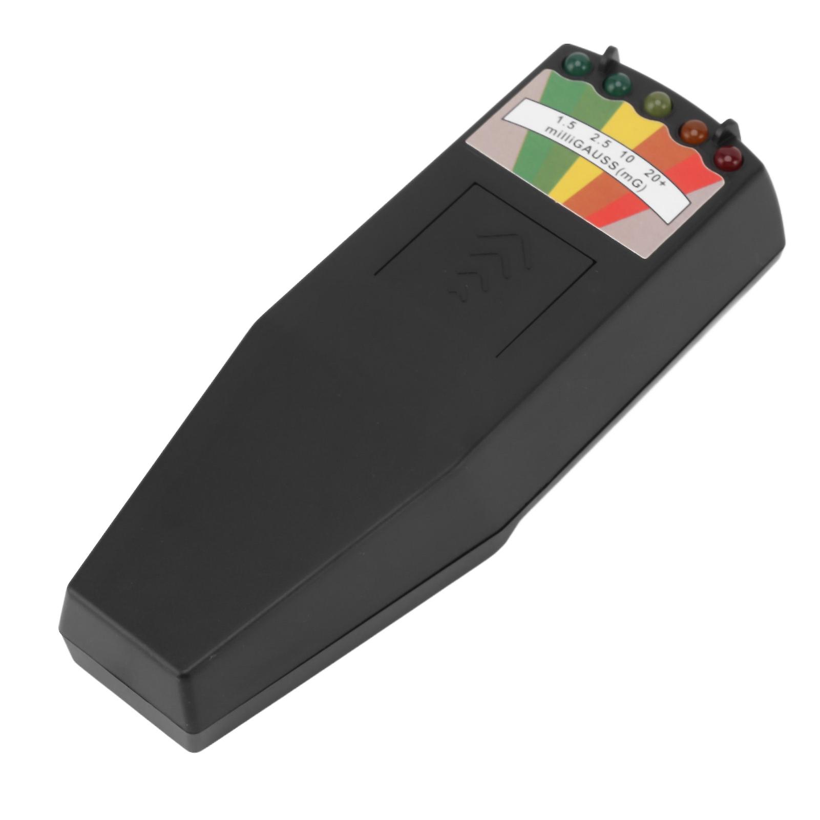 Nuclear Radiation Detector Geiger Counter Light Indicator Alarm Easy Operation Handheld Radiation Meter for Household Black 