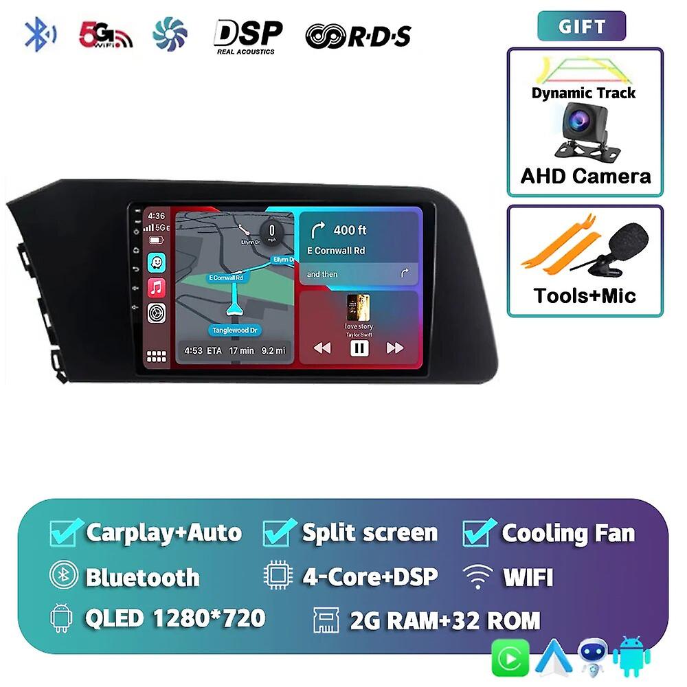 Android 13 Carplay Auto Wifi+4g Car Radio For Hyundai Elantra Vii Cn7 2020 2021 Multimedia Gps Player Stereo 2din Dsp Head Unit