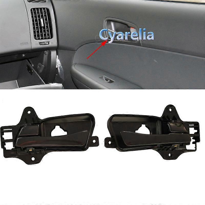Bright Black LH/RH Car Vehicle Interior Inside Vehicle Interior Inner Vehicle Interior Door Handle for Hyundai I30 2009 for I30CW 2007-2012 Auto Acces
