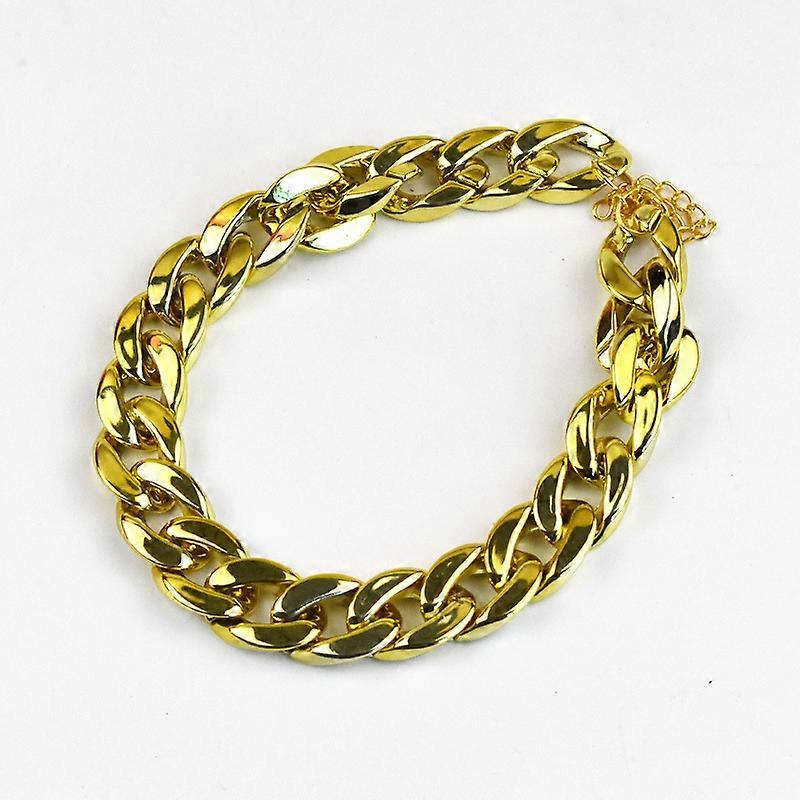 Gold plastic chain for pet cats and puppies Cool and funny glasses pet photo props