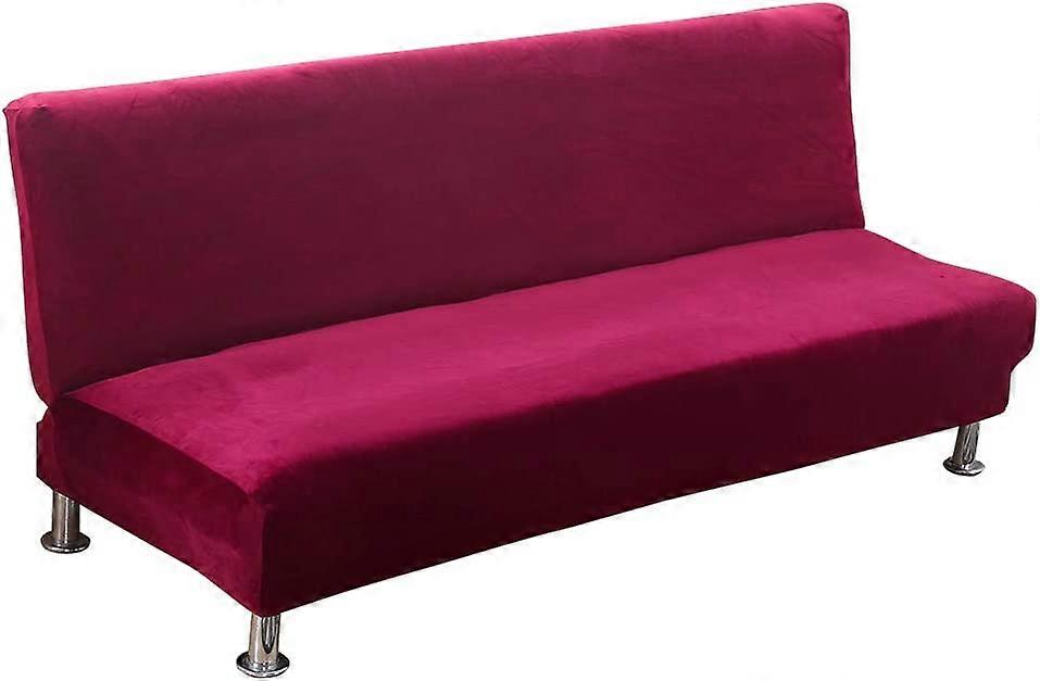 Sofa cover without armrests, 160-190cm, velvet, elastic