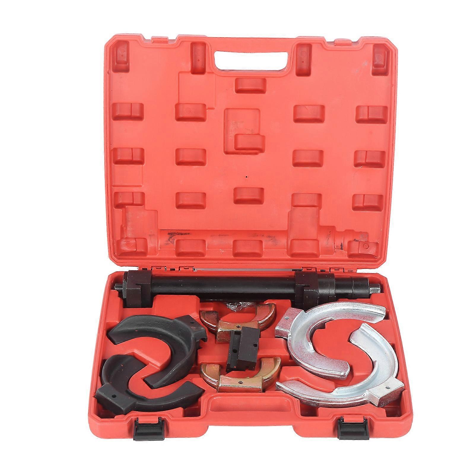 Interchangable Fork Strut Coil Spring Compressor Extractor Tool Kit Remover Auto Repairing E2U811
