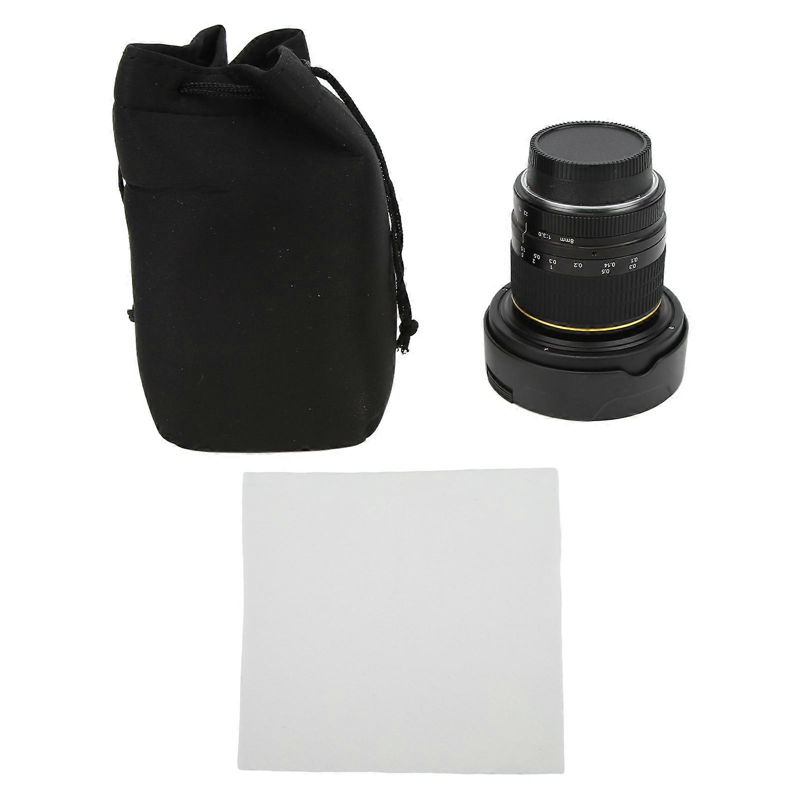 8mm F3 Ultra Wide Angle Fisheye Lens F Mount Manual Focus Lens For Slr Cameras