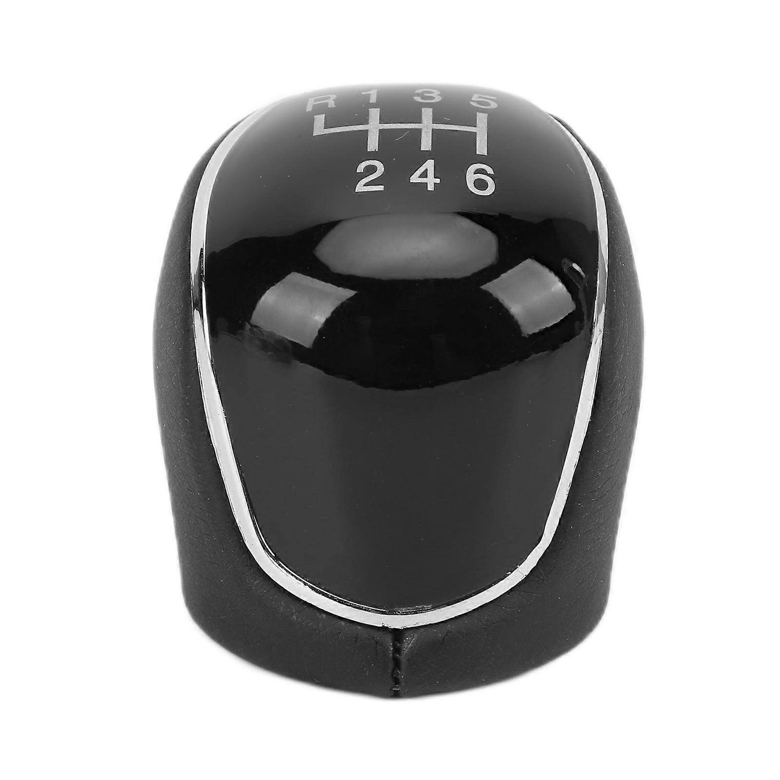車のギアシフトノブヘッドブラックギアシフトレバーノブヘッド交換用フォードCMax 06/2007から07/2010(6速)