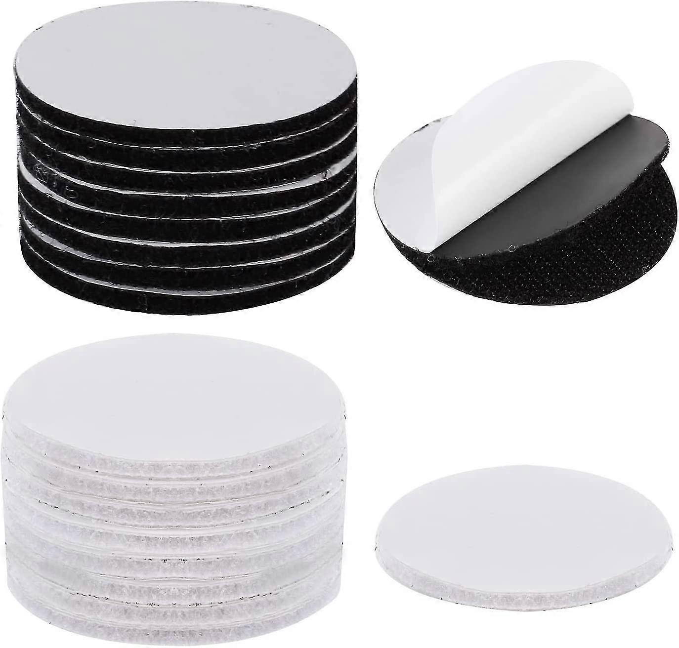 20 Pairs Of Scratch-off Round Stickers 6 Cm Double-sided Fixed Sticker Tape